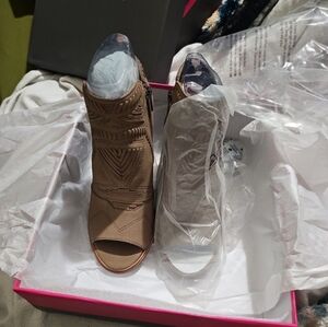 Open toe and open ankle booties